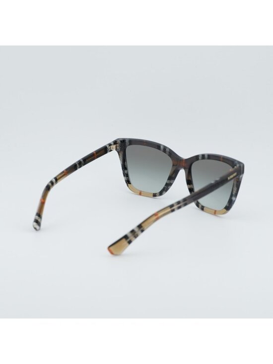 Burberry BE4470 420211 Sunglasses Brown/Check Sand Cat Eye Frame main image 10